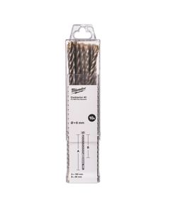Бур SDS-PLUS 4C Contractor MILWAUKEE, Ø6x160мм, упаковка 10 шт., фото  | SNABZHENIE.com.ua