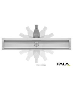 Трап напольный WET DRY FALA, нержавеющая сталь, 70x4 см, сифон h=79 мм, фото  | SNABZHENIE.com.ua