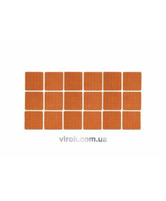 Протектор самоклеящийся VOREL 25х25мм, 18шт, коричневый, фото  | SNABZHENIE.com.ua