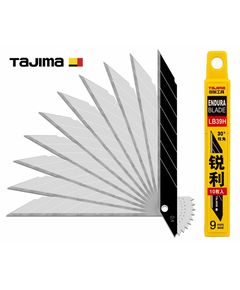 Лезвя для ножа 9 мм TAJIMA (Японія) LB39H кут 30° сегментні 10 шт, фото  | SNABZHENIE.com.ua