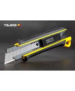 Строительный нож TAJIMA 22 мм с автоматическим фиксатором, фото  | SNABZHENIE.com.ua