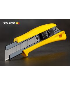 Нож строительный TAJIMA 22 мм с усиленным фиксатором, фото  | SNABZHENIE.com.ua