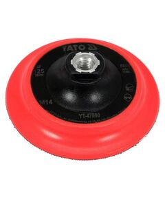 Диск кріпильний опорний з липучкою для полірування YATO Ø= 125мм, t= 20мм з різьбовим кріпленням М14, фото  | SNABZHENIE.com.ua