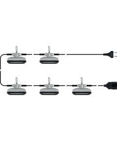 Прожекторы SMD 5 шт. STHOR 230V 6 Вт 600 Lm с гачками, 15,4 м провод., фото  | SNABZHENIE.com.ua
