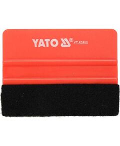 Шпатель з повстяною накладкою YATO: 100 х 73 мм для дотискання плівки, фото  | SNABZHENIE.com.ua
