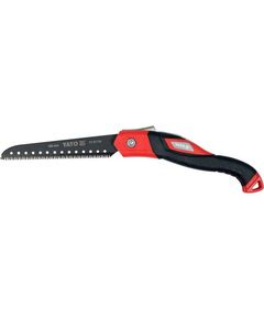 Складана ножівка для гілок YATO; лезо l= 180 мм, 9 зубів/1, t= 1,2 мм [12/48], фото  | SNABZHENIE.com.ua