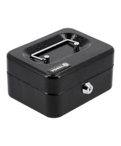 Скринька для грошей з замком (2 ключі) VOREL чорна, 150х120х80 мм, фото  | SNABZHENIE.com.ua