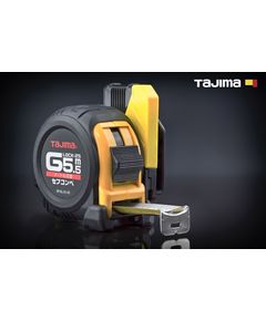 Рулетка будівельна 5,5м х 25мм TAJIMA (Японія) G LOCK ударопрочна з тримачем на пояс, фото  | SNABZHENIE.com.ua