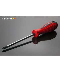 Отвертка крестовая TAJIMA PH2 235 мм магнитная, фото  | SNABZHENIE.com.ua