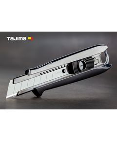 Нож строительный TAJIMA 18 мм с автоматическим фиксатором, фото  | SNABZHENIE.com.ua
