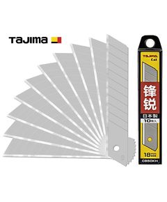 Лезвия для ножа 18 мм TAJIMA CB50KH, 10 шт, ультра острые, фото  | SNABZHENIE.com.ua