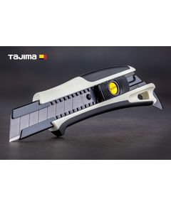 Нож строительный TAJIMA 22 мм с автоматическим фиксатором DFC-J640W, фото  | SNABZHENIE.com.ua