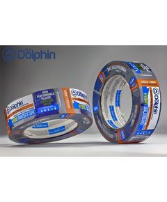 Малярна стрічка ПВХ Blue Dolphin HYBRID гібридна 36 мм х 41 м синя (30 днів), фото  | SNABZHENIE.com.ua