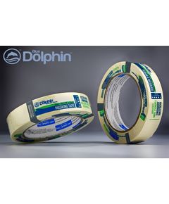 Малярная лента Blue Dolphin 25мм х 50м белая, фото  | SNABZHENIE.com.ua