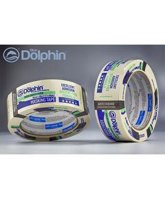 Малярная лента Blue Dolphin 38мм х 50м белая, фото  | SNABZHENIE.com.ua
