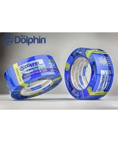 Малярная ПВХ лента Blue Dolphin 48мм x 25м синяя, фото  | SNABZHENIE.com.ua