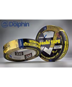 Малярна стрічка (скотч) 25мм х 50м Blue Dolphin WASHI XF7 рисовий папір, фото  | SNABZHENIE.com.ua