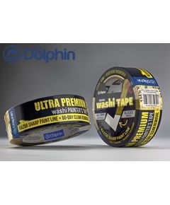 Малярная лента Blue Dolphin 48мм х 50м, рисовая бумага, фото  | SNABZHENIE.com.ua