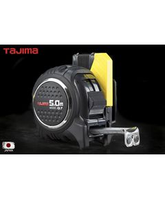 Рулетка TAJIMA 5м x 25мм G7 LOCK магнитная, ударопрочная, фото  | SNABZHENIE.com.ua
