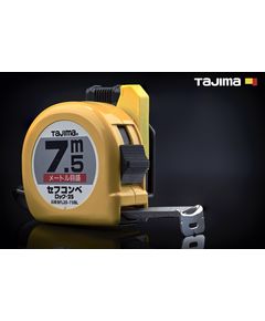 Рулетка TAJIMA HI LOCK 7,5м х 25мм с держателем на пояс, фото  | SNABZHENIE.com.ua
