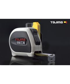 Рулетка TAJIMA 5м х 25мм с автостопом и держателем на пояс, фото  | SNABZHENIE.com.ua