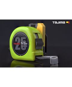 Рулетка будівельна 5,5м х 25мм TAJIMA (Японія) SUPER водостійка ультра зносостійка з тримачем на пояс, фото  | SNABZHENIE.com.ua