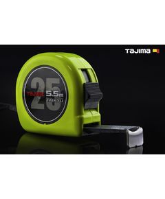 Рулетка TAJIMA 5,5м x 25мм SUPER, водостойкая, износостойкая, фото  | SNABZHENIE.com.ua