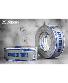 Малярная лента Blue Dolphin 48мм х 50м белая, фото  | SNABZHENIE.com.ua
