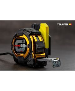 Рулетка TAJIMA 5,5м х 25мм G3 LOCK, магнитная, ударопрочная, фото  | SNABZHENIE.com.ua