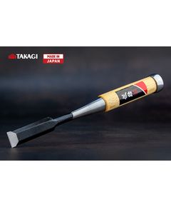 Японская стамеска долото 18 мм TAKAGI GISUKÉ Premium ударная, фото  | SNABZHENIE.com.ua