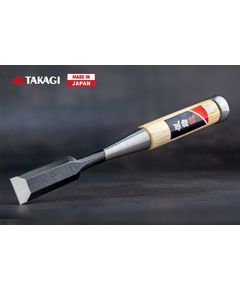 Японська стамеска долото 21 мм TAKAGI (Японія) GISUKÉ Premium ударна, фото  | SNABZHENIE.com.ua