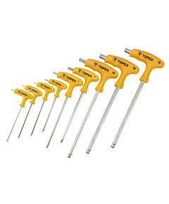 Ключи шестигранные Torx с Т-образной ручкой, набор 9 шт., фото  | SNABZHENIE.com.ua