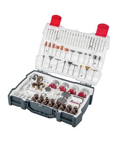 Набір аксесуарів для міні-дрилі 286 шт. GRAPHITE 55H085, фото  | SNABZHENIE.com.ua