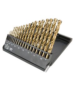 Набор сверл по металлу HSS-TiN 1-10 мм, 19 шт. GRAPHITE 57H199, фото  | SNABZHENIE.com.ua