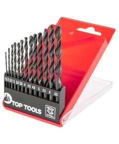 Свердло по металу, HSS, 1.5-6.5 мм, S4, набір 13 шт. Top Tools, фото  | SNABZHENIE.com.ua