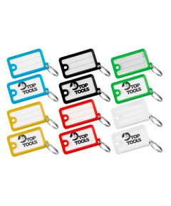 Бирки для ключей Top Tools, 12 шт., фото  | SNABZHENIE.com.ua