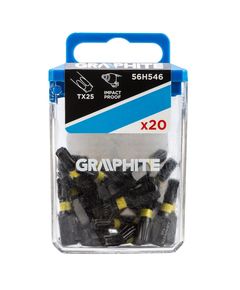 Біти ударні TX25 х 25 мм, 20 шт. GRAPHITE, фото  | SNABZHENIE.com.ua