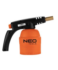 Газова паяльна лампа з п'єзоелементом NEO, картриджі 190 г, фото  | SNABZHENIE.com.ua