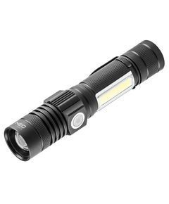 Алюминиевый аккумуляторный фонарь 800lm 2в1 CREE T6 LED 99-033, фото  | SNABZHENIE.com.ua
