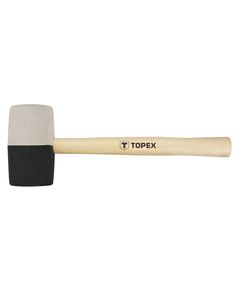Киянка резиновая TOPEX 63 мм, 680 г, черно-белая, фото  | SNABZHENIE.com.ua
