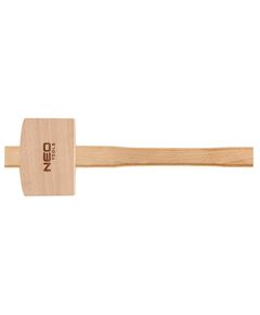 Киянка деревянная NEO 100x70x46mm, рукоятка 320mm, фото  | SNABZHENIE.com.ua