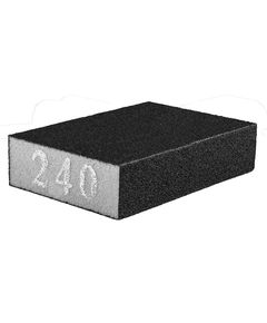 Губка наждачна K240 GRAPHITE 70x25x100 мм, фото  | SNABZHENIE.com.ua