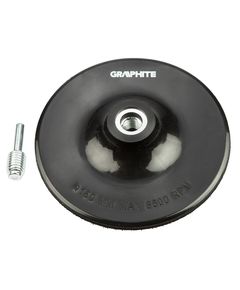 Еластичний диск на липучці 150 мм x M14 з хвостовиком GRAPHITE 55H929, фото  | SNABZHENIE.com.ua