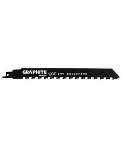 Полотно HM 455x50x1.5 мм, 2TPI для сабельной пилки Graphite 56H030, фото  | SNABZHENIE.com.ua