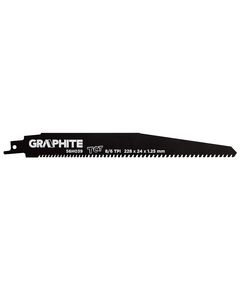 Пильное полотно HM 228x24x1,25 мм для сабельной пилы GRAPHITE 56H039, фото  | SNABZHENIE.com.ua