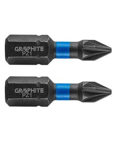 Біти ударні PZ1 x 25 мм, 2 шт. GRAPHITE, фото  | SNABZHENIE.com.ua