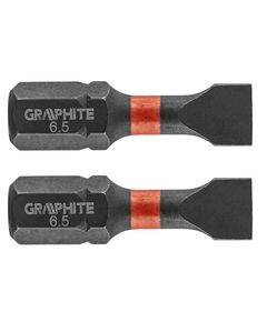 Ударные биты SL6.5x25 мм, 2 шт. GRAPHITE (56H511), фото  | SNABZHENIE.com.ua