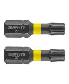 Биты ударные GRAPHITE TX27, 25 мм, 2 шт., фото  | SNABZHENIE.com.ua