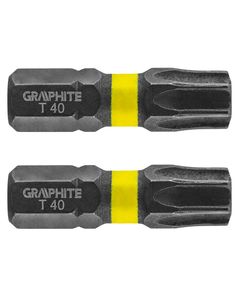 Ударные биты GRAPHITE TX40, 25 мм, 2 шт., фото  | SNABZHENIE.com.ua