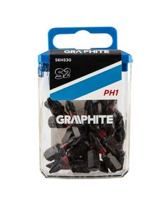 Биты ударные PH1 25 мм, 20 шт. GRAPHITE 56H530, фото  | SNABZHENIE.com.ua